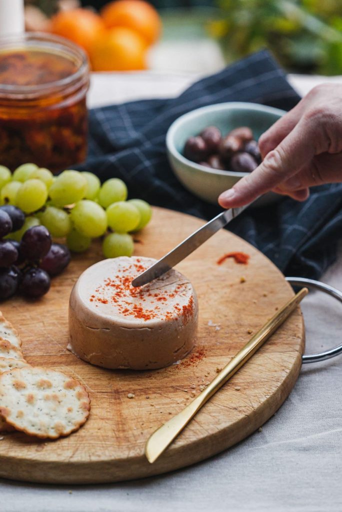 smoked vegan miso cheddar
